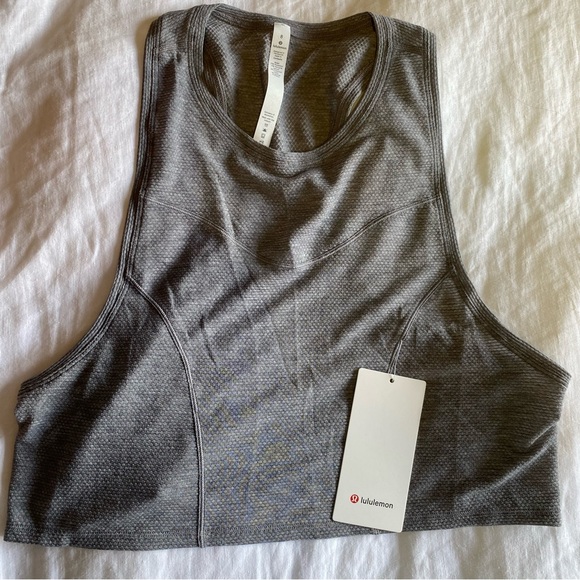 lululemon athletica Tops - Lululemon Gray Stronger as One Muscle Tank